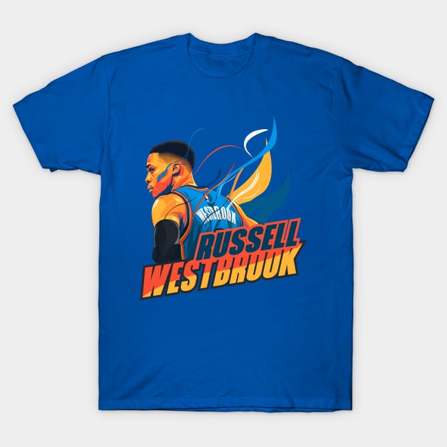 Russell Westbrook T-Shirt by bikonatics